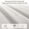 Homhougo Twin Bed Frame for Kids with Velvet Upholstered Headboard, Cute Low Profile Platform Bed for Girls and Boys Beige - 4 of 4