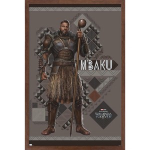 Trends International Marvel Black Panther: Wakanda Forever - M'Baku Framed Wall Poster Prints - 1 of 4
