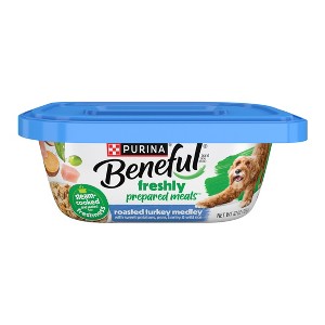 Purina Beneful Prepared Meals Roasted Recipes Wet Dog Food - 10oz - 1 of 4