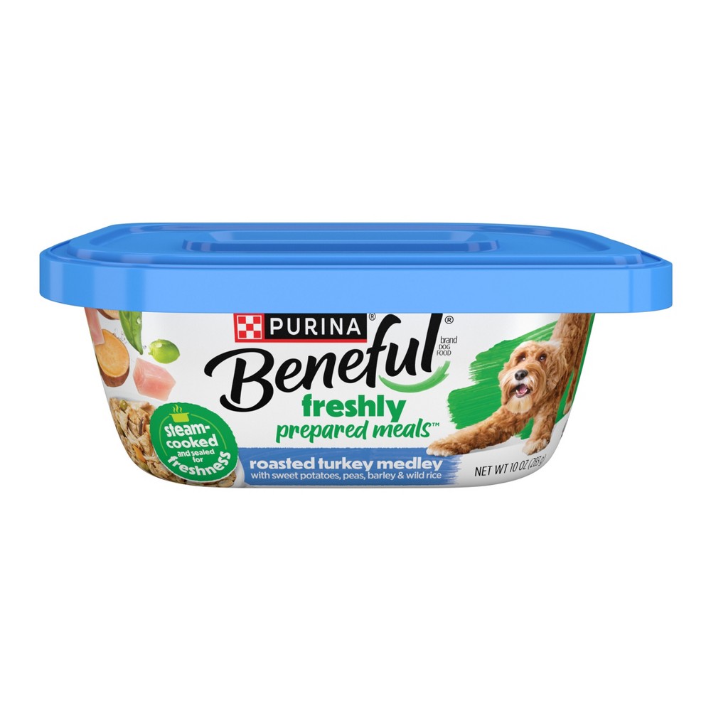 UPC 017800109680 product image for Purina Beneful Prepared Meals Roasted Recipes Wet Dog Food Roasted Turkey Medley | upcitemdb.com