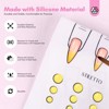 Saviland Pro Acrylic Trainer System - 10"x8" Anti-Deform Silicone Training Mat for Nail Tech Certification & Sculpting Practice. (Size: 1 Count) - 3 of 4