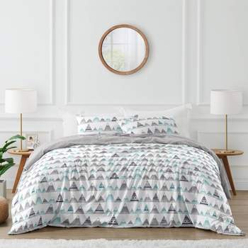 3pc Mountains Full/Queen Kids' Comforter Bedding Set - Sweet Jojo Designs
