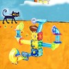 PICASSO-TILES 62 PC Pete the Cat Marble Run Race Track Set, Magnetic Tiles, Building Blocks, STEM Toys for Kids 3+ - 4 of 4