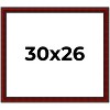 PosterPalooza | Weathered Red Picture Frame - UV Acrylic, Backing Board, Hanging Hardware Included - 2 of 4