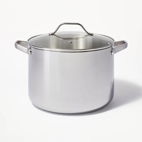 Gibson 129979.02 12 qt Stock Pot with Lid, Stainless Steel, 1 - Kroger