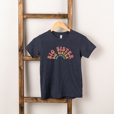 The Juniper Shop Big Sister Stacked Curved Toddler Short Sleeve Tee