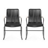 Set of 2 Modern Moonstone Chair for outside living room-Christopher Knight Home - 2 of 4