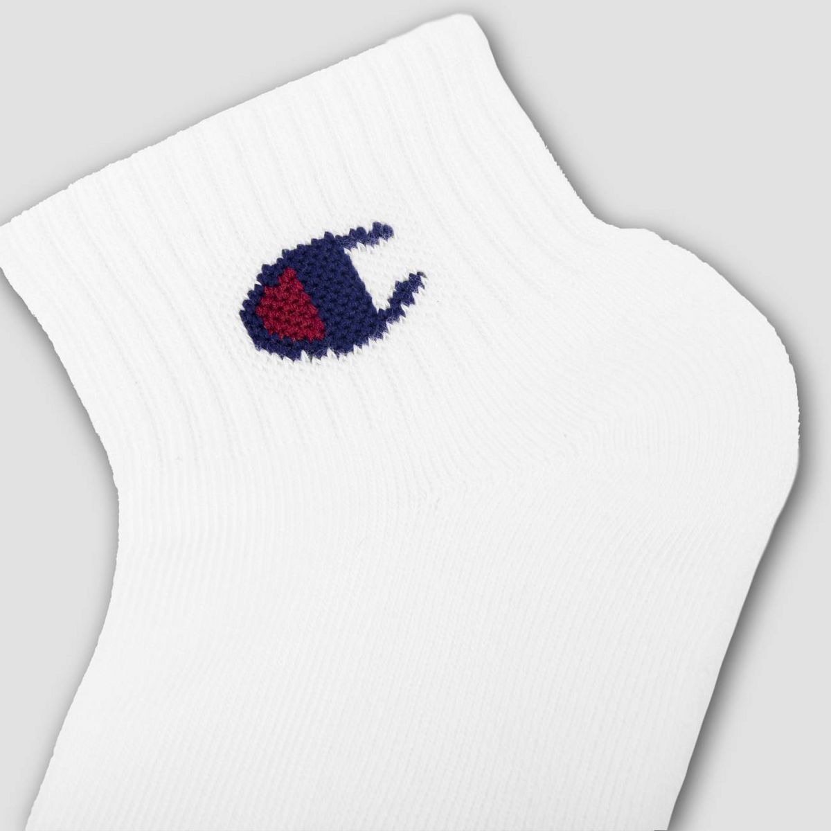 Champion Boys' 6pk Ankle Socks - White - thumbnail 4