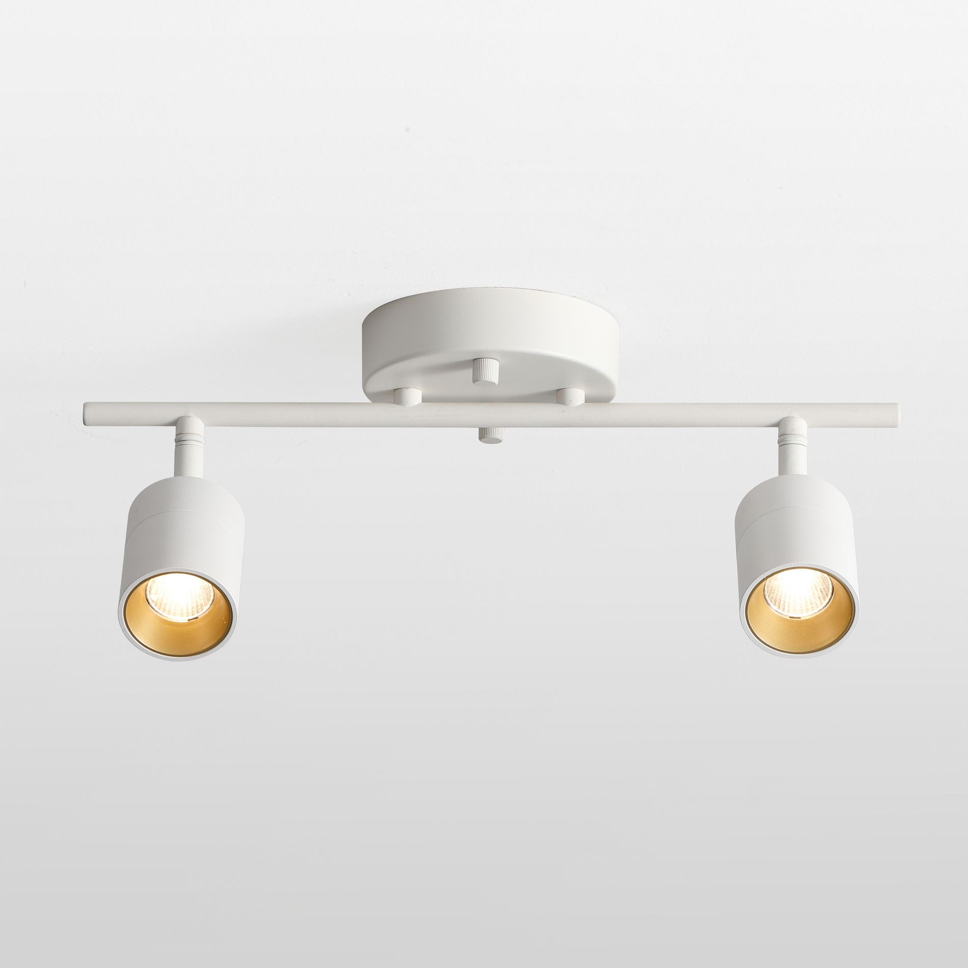 VidaLite Shura 2-Head LED Track Light White