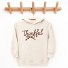 Thankful Coquette Distressed - Toddler Hoodie and Youth Graphic Hoodie - 2 of 3