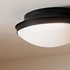 Bretta - 3 Light Flush Mount In Traditional Style-7.5 Inches Tall and 17.75 Inches Wide-Black Finish - 4 of 4