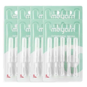 YEVYO 50 Counts Angle Interdental Brushes Between Teeth - 1 of 4