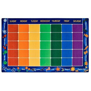 Carpets for Kids Calendar Learning Rug - 1 of 4