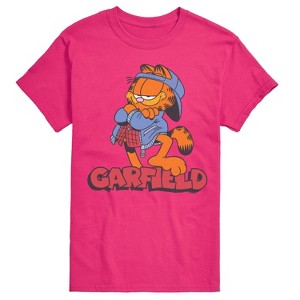 Men's - Garfield - Logo Street Fashion Short Sleeve Graphic T-Shirt - 1 of 3
