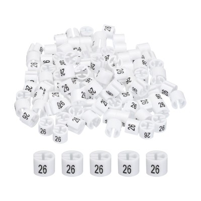 Unique Bargains Easy to Remove Reusable Easy to Recognize Hanger Markers Label