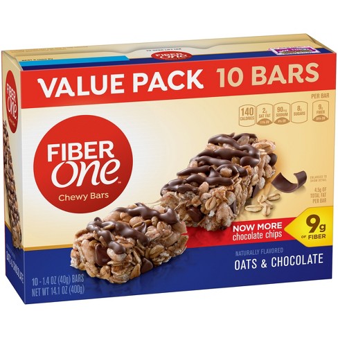 Fiber One Oats Chocolate Chewy Bars 10ct Target