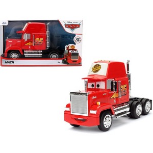 Mack Truck #95 Red "Cars" (2006) Movie "Hollywood Rides" Series Diecast Model Car by Jada - 1 of 4