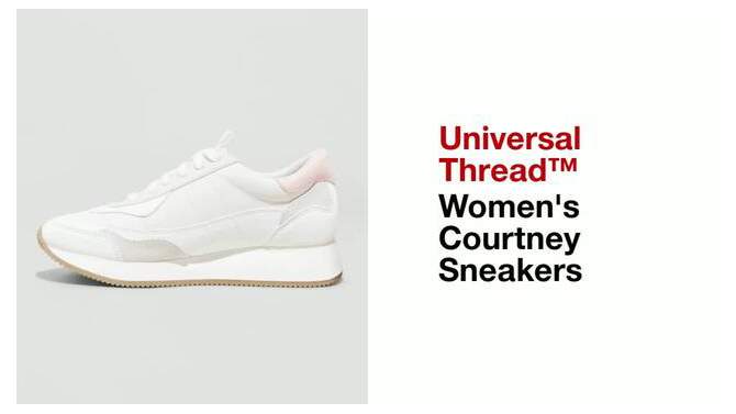  Women's Courtney Sneakers with Memory Foam Insole - Universal Thread™, 2 of 18, play video