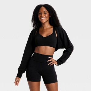 Chaleco corto de manga larga Cotton Balance para mujer - All In Motion™