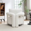 SEYNAR Mid Century Modern Teddy Upolstered Accent Chair with Poilow - 4 of 4