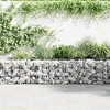 vidaXL Gabion Wall Galvanized Steel 177.2"x11.8"x19.7" - 4 of 4