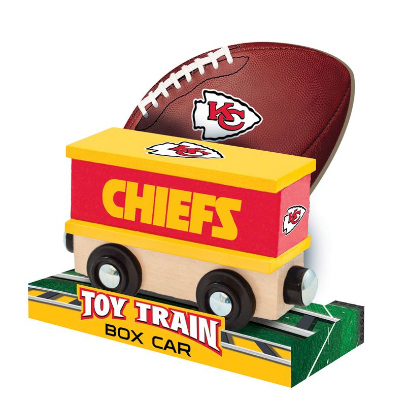 MasterPieces Wood Train Box Car - NFL Kansas City Chiefs, 4 of 6