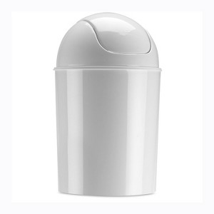 Umbra 1.25 Gallon Mini Trash Can with Removable Swing Lid – Small Garbage Bin for Indoor Spaces – Fits Under Desks & Counters - 1 of 4