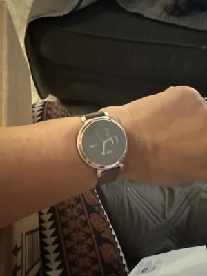 Garmin Lily 2 Smartwatch with Tan Leather Band - Cream Gold : Target