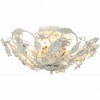 Crystorama Lighting Paris Market 6 - Light Semi-Flush Mount in  Antique White - 2 of 4