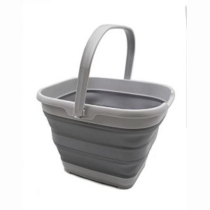 SAMMART 10L (2.6 Gallon) Collapsible Rectangular Handy Basket/Bucket - 1 of 4