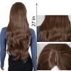 Alilang Long Wavy Wigs 27 Inch Middle Part Curly Wig for Daily Party Use - 4 of 4