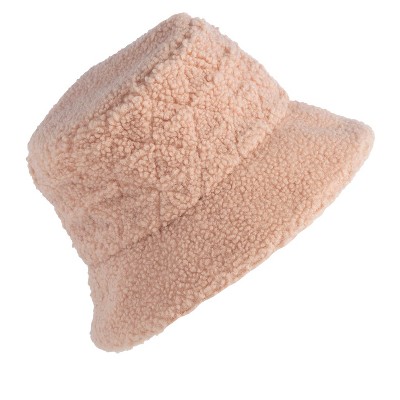 Shiraleah Blush Boucle Bucket Hat : Target