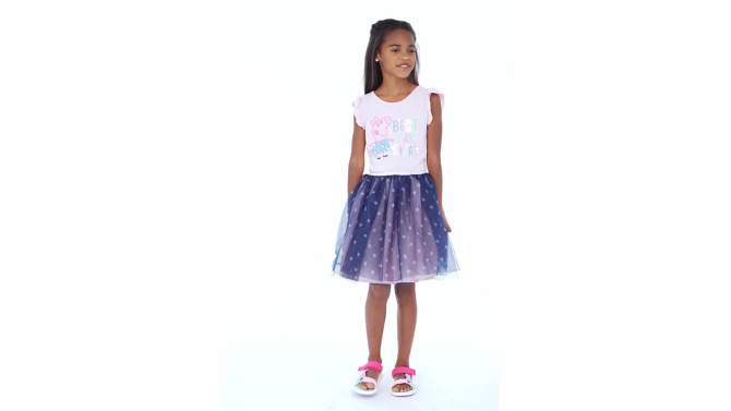 Peppa Pig Girls Short Sleeve Dress Toddler to Little Kid, 2 of 10, play video