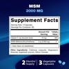 MSM 2000 mg with Vitamin C 75mg - 180 Veg Capsules - 2 of 4