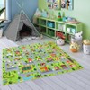 Kids Playmat City Traffic Road Area Rug Mat Educational City Life Carpet for Bedroom Playroom Classroom - 2 of 4