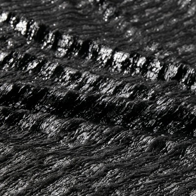 Naomi Black and Silver Faux Fur Full/Queen Duvet Cover Set