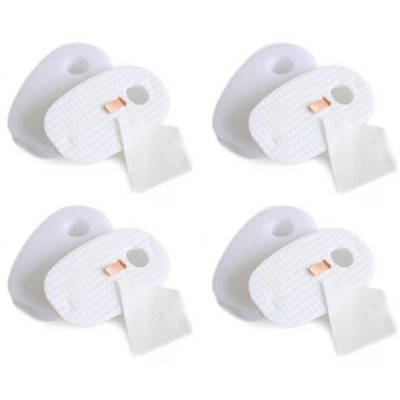 Nispira Replacement Filter for Shark Rocket Deluxepro Upright Vacuum HV319Q HV320 HV320W HV321 HV324Q Truepet HV322 1080FTV320 1084FTV320, 4 Packs