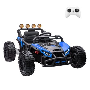 Kids Ride On UTV, Toddler Electric Ride On Car, 24V Battery Powered Off-Road UTV Car Toy w/Remote Control - 1 of 4