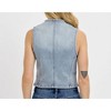 Women's Denim Button Down Vest - RISEN - 2 of 4