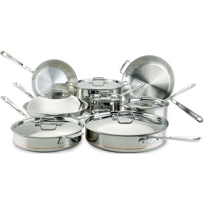 All-Clad Copper Core 5-Ply Stainless Steel Cookware Set 14 Piece