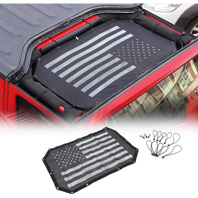 TruAIR Wrangler JK Mesh Sunshade (American Flag)