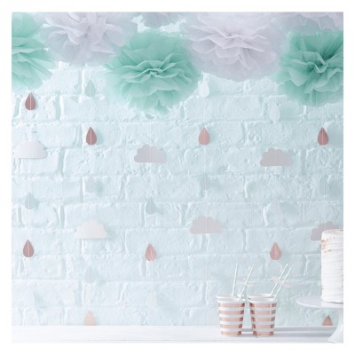 Cloud Pattern Party Backdrop