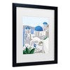 Trademark Fine Art - Petra Lizde  Santorini island Matted Framed Art - image 3 of 4