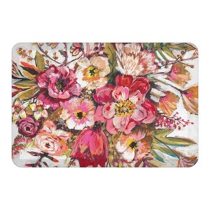 Laural Home Pink Posies 20" x 30" Anti-Fatigue Kitchen Mat - 1 of 1