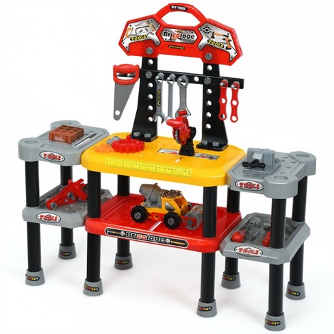 Theo Klein Bosch Jumbo Work Station Workbench Premium Diy Children's Toy  Toolset Kit With Accessories For Kids Ages 3 Years Old And Up : Target