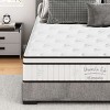 King Size White Memory Foam Mattress with Individually Pocketed Innerspring, Medium Firm Hybrid Mattress in a Box-Coolbibila - 3 of 4