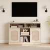 Garvee Rattan Buffet Storage Cabinet, 47" Sideboard Coffee Bar Cabinet with 2 Rattan Doors, Wood Accent Rattan Cabinet for Kitchen Dining Living Room - 4 of 4