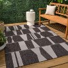 JONATHAN Y Odette Modern Geometric Abstract Two-Tone Indoor/Outdoor Area Rug - 3 of 4