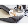 16" x 12" Marble Pastry Board Black - Fox Run - 4 of 4