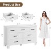 7 Drawer Dresser for Bedroom, Modern Wooden Chest of Drawers with Metal Handles, Wide Closet Dresser Organizer for Bedroom, Living Room - 2 of 4